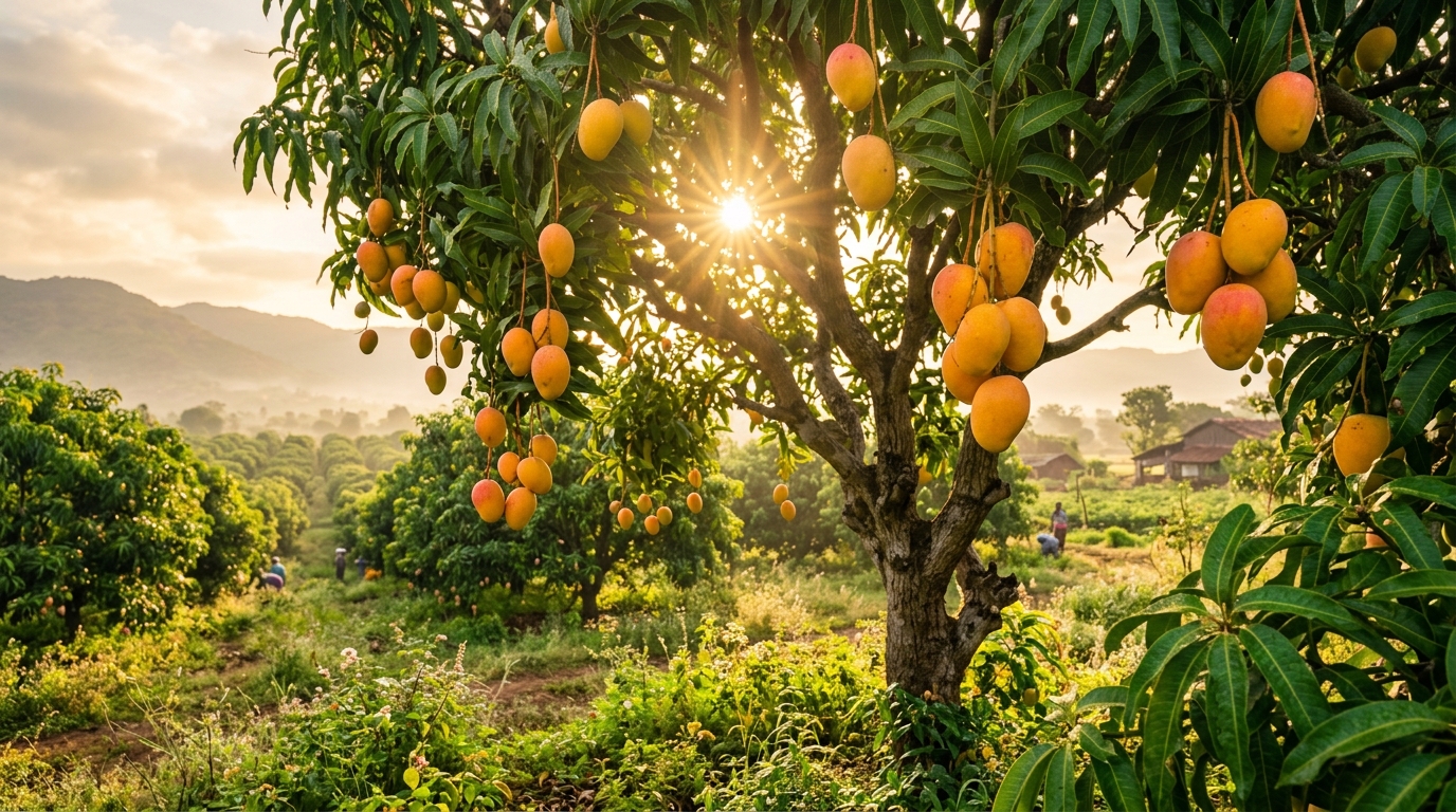 Mango Orchard Sunrise